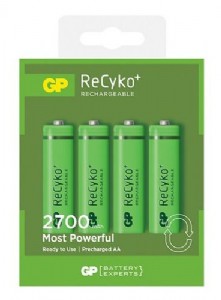 GP AA Recyko 2700mAh 4pck GP AA Recyko 2700mAh 4pck